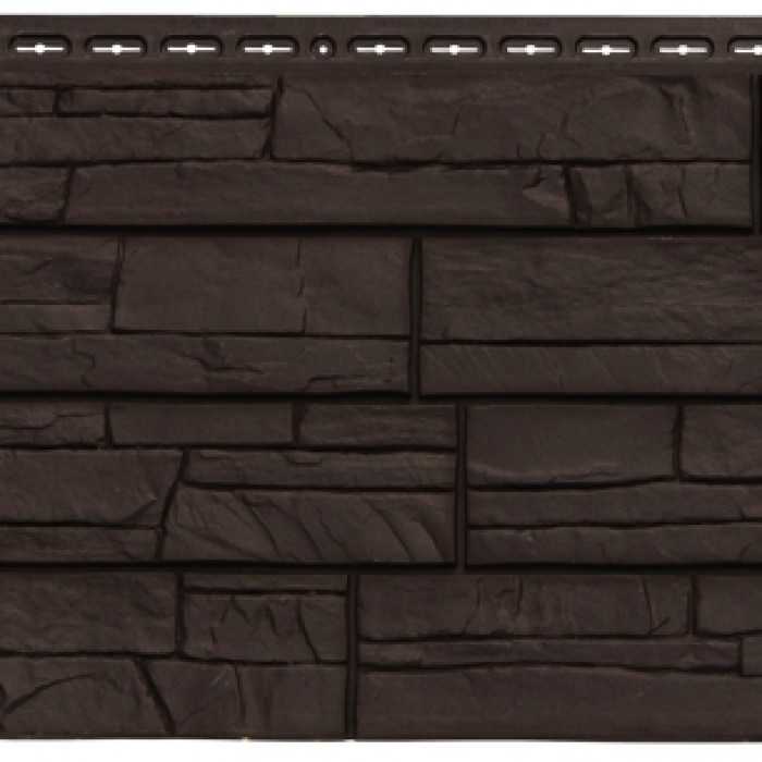 Фасадная панель Grand Line Сланец Стандарт Коричневый