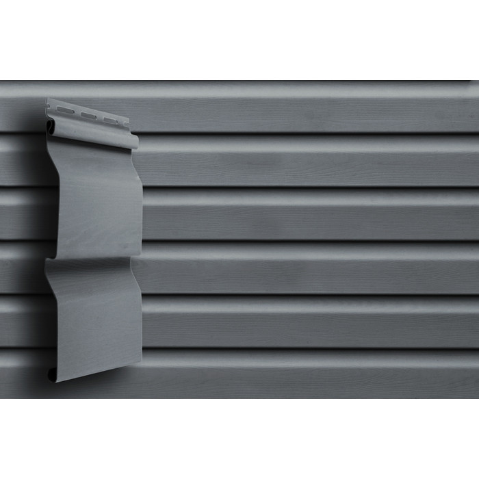 Акриловый сайдинг Grand Line Акрил. Премиум-коллекция Корабельный брус (Графит), 3,6м